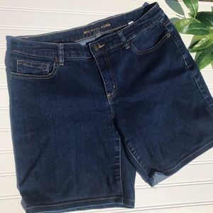 Michael Kors MK Jean Dark Wash Shorts